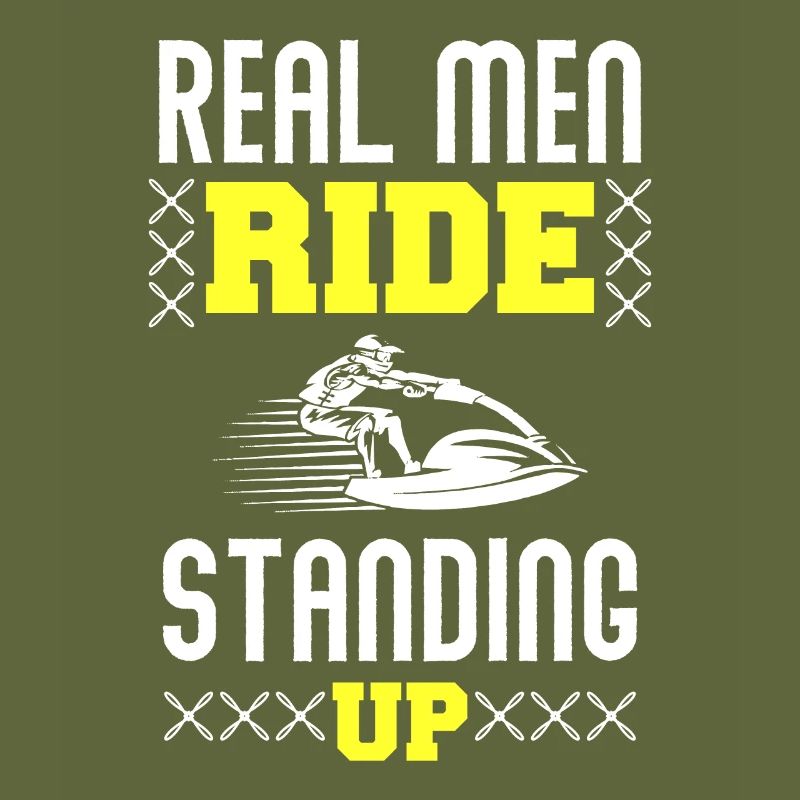 Real Man Ride Debout - Jet Ski