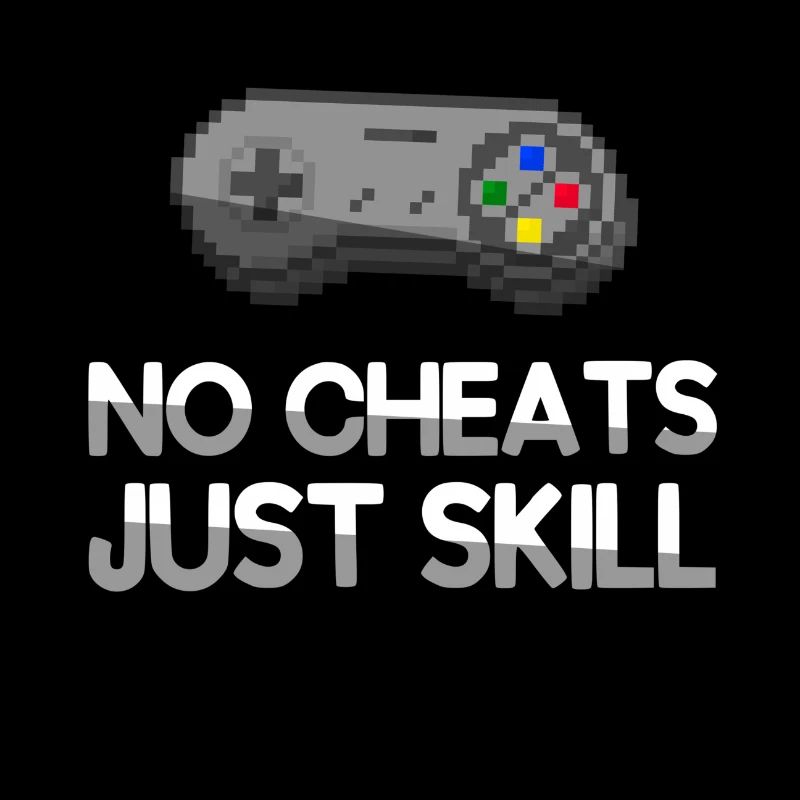 NO CHEATS JUST SKILL + SNES Controller - Gaming