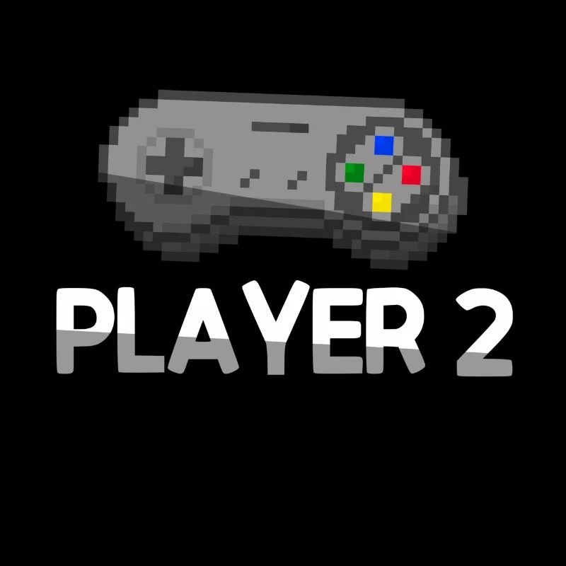 PLAYER 2 + SNES Controller - Gaming