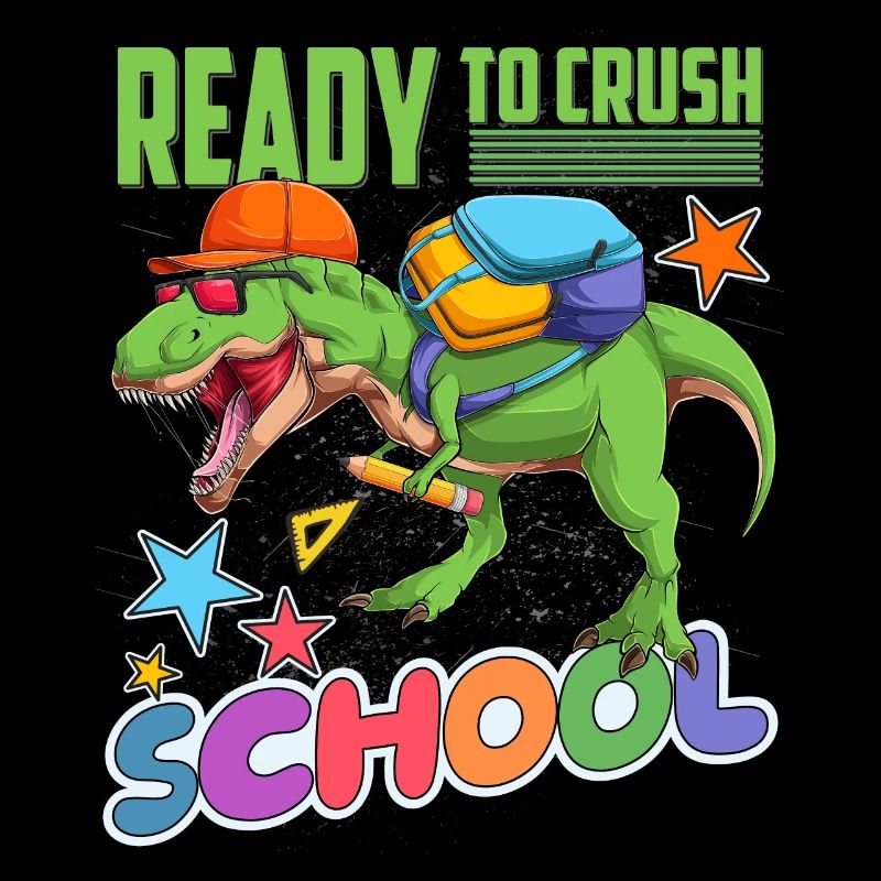 T-Rex Dino Schuleinführung Einschulung Schulbeginn