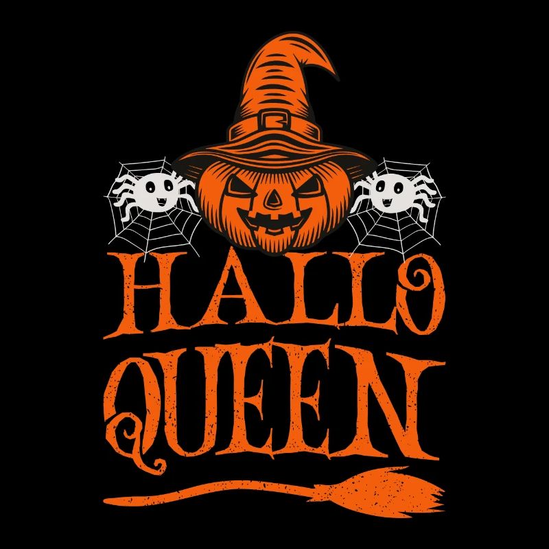 Halloween Hello Queen Pumpkin Witch