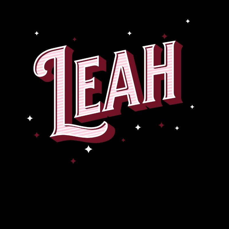 Leah name personalized
