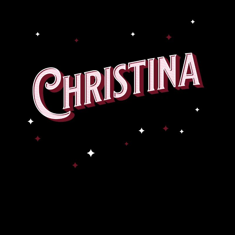 Christina name personalized