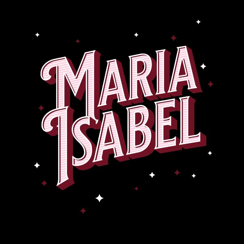 Maria Isabel name personalized