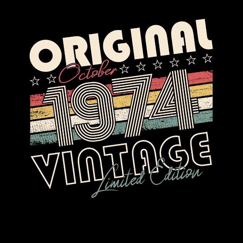 Original October 1974 48th Birthday Gift Cool