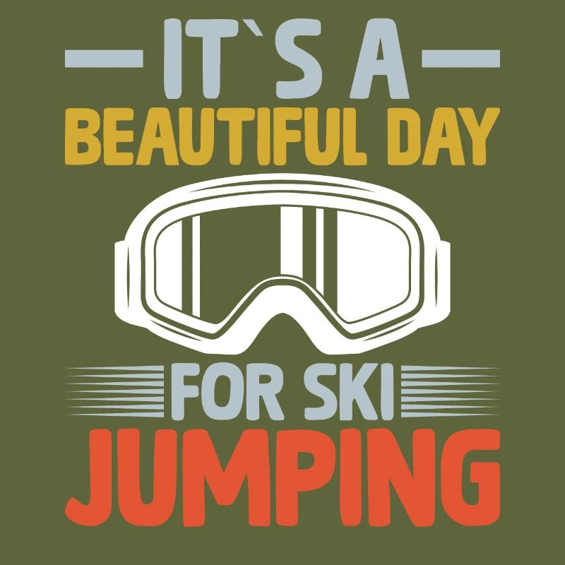 It's a beautiful day for ski jumping