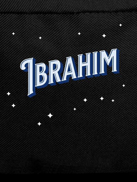 Ibrahim name personalized
