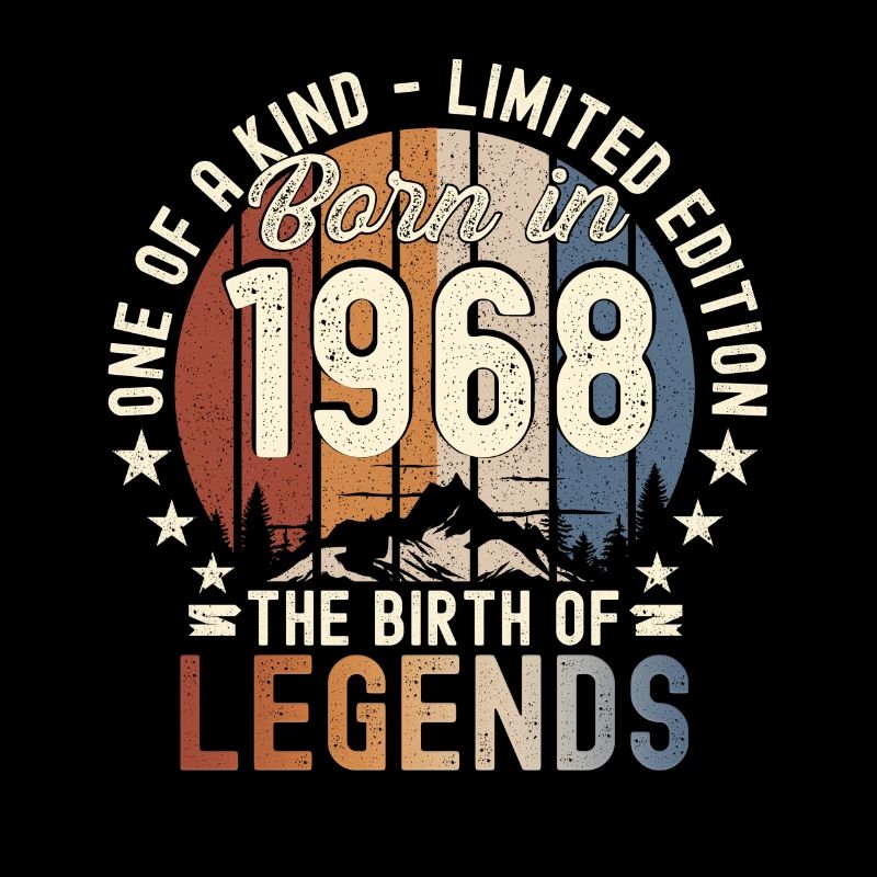 Legendary since 1968 54th birthday gift Awesome
