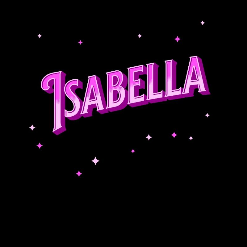Isabella's name personalized