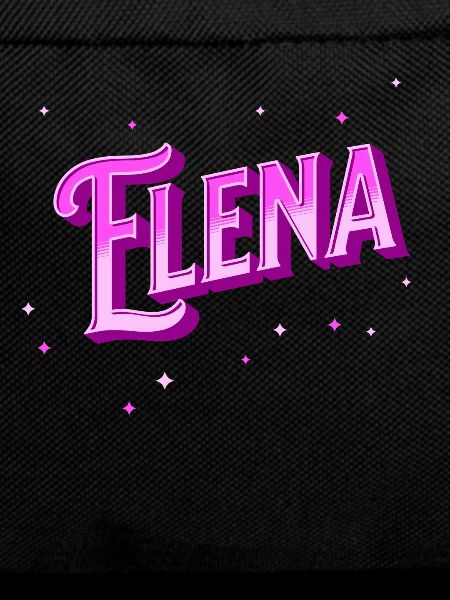 Elena's name personalized
