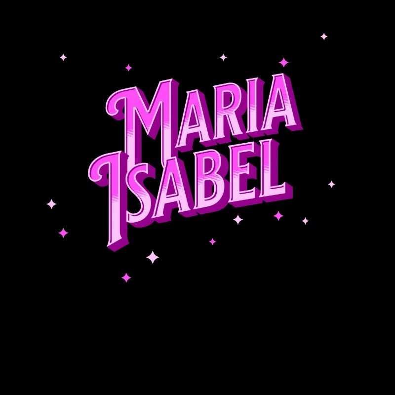 Maria Isabel name personalized