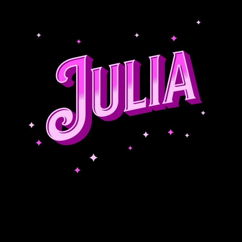 Julia's name personalized