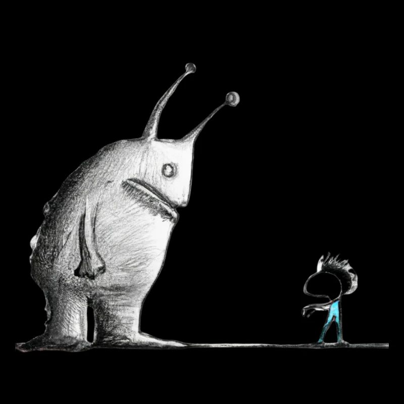 Humain et monstre