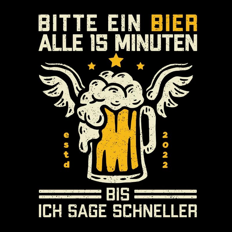 Lustiger Trinkspruch Bier Alkohol Bierliebhaber
