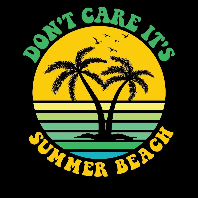 No matter it's summer beach