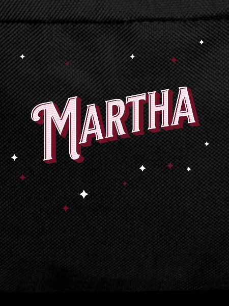 Martha's name personalized