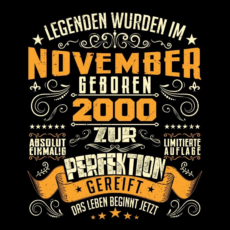 Im November 2000 geboren