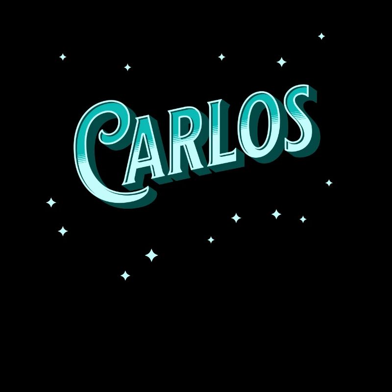 Carlos' name personalized