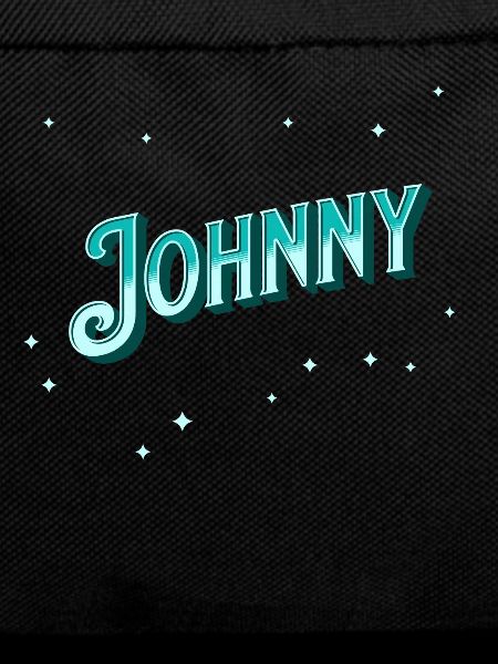 Johnny's name personalized