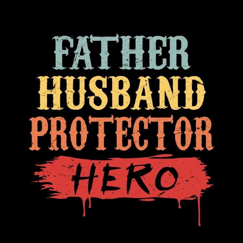 Father husband protector hero | gift