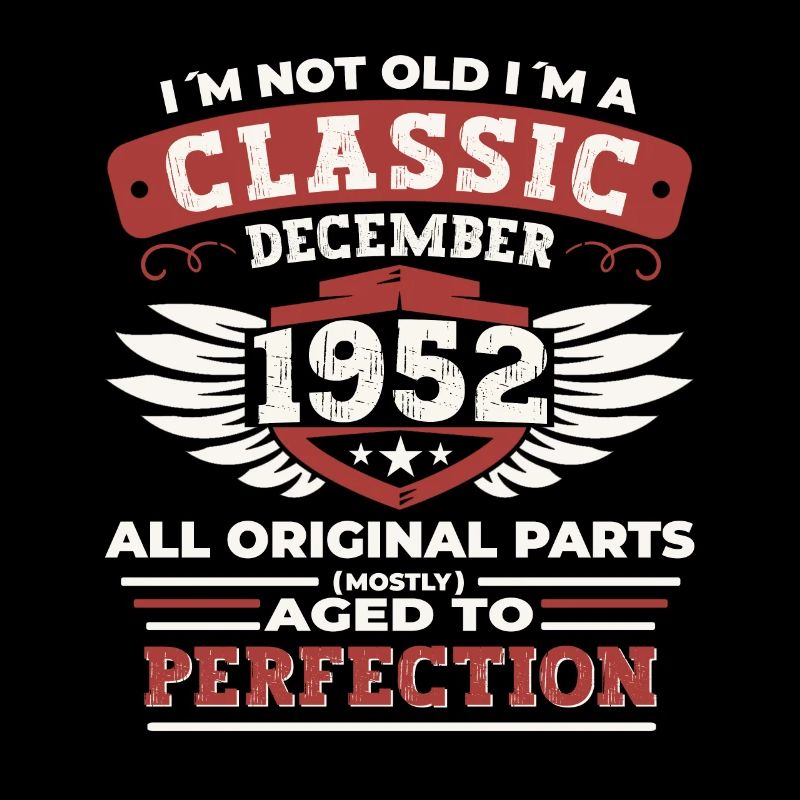 Classic December 1952 - 70th birthday gift
