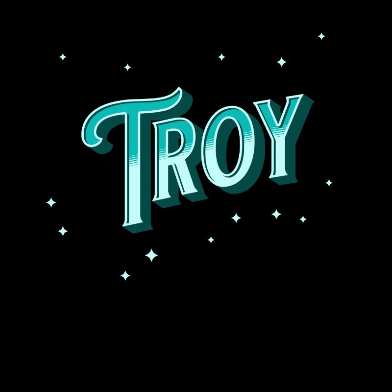 Troy name personalized
