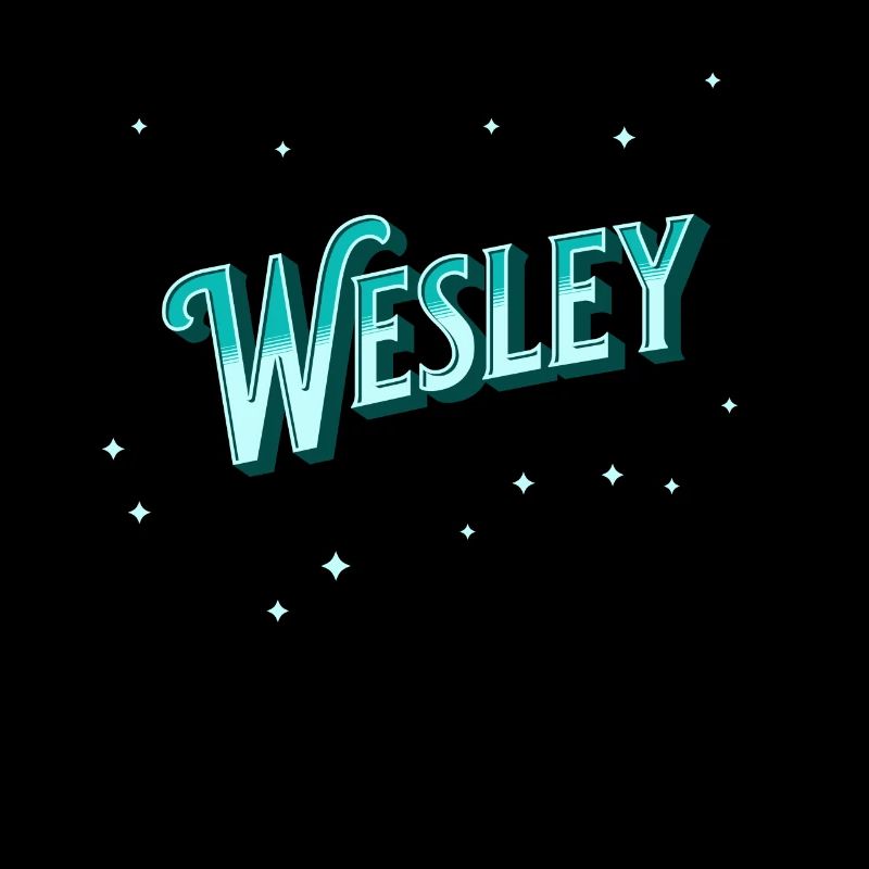 Wesley Namen personalisiert