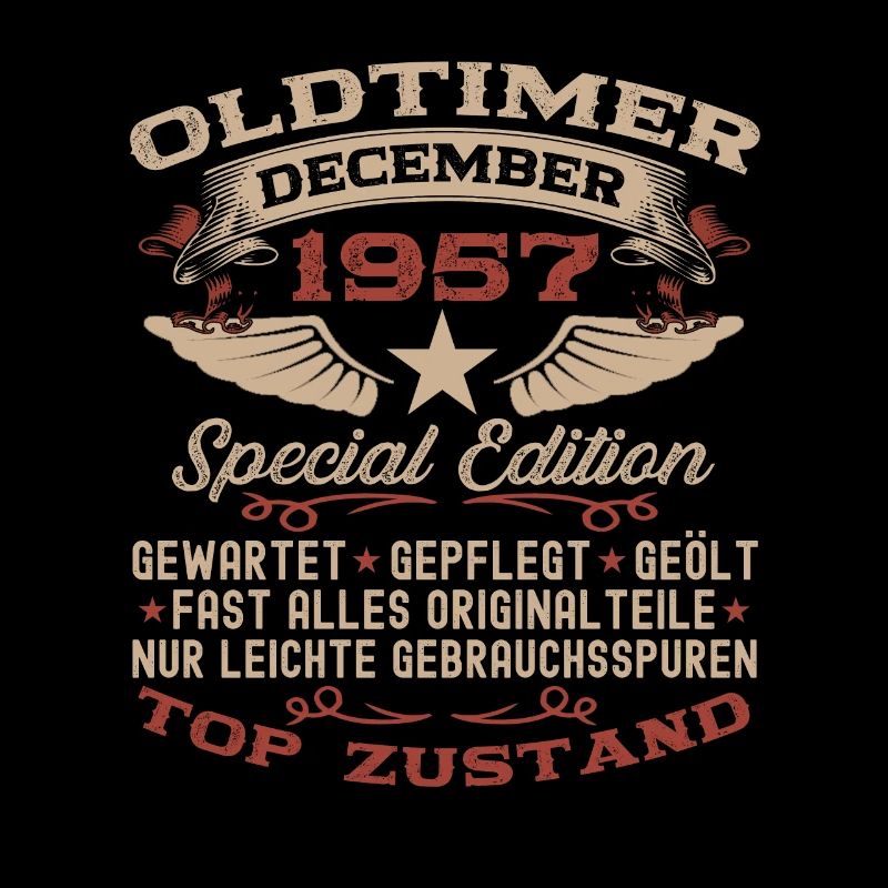 Oldtimer Dezember 1957 - 65. Geburtstag Geschenk