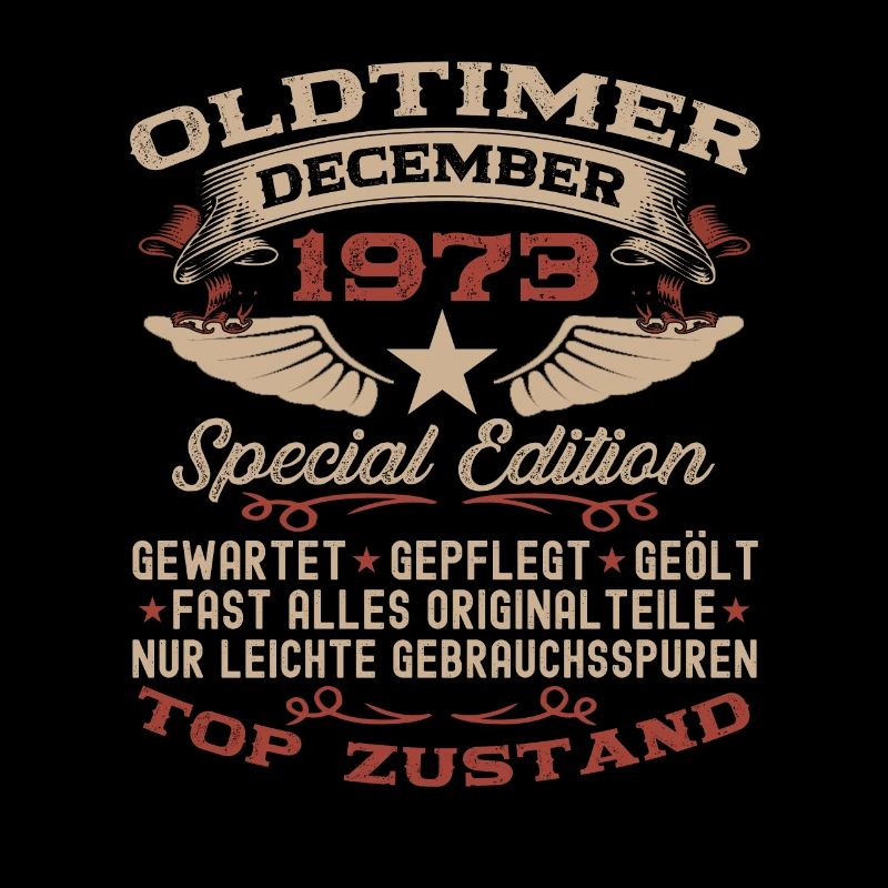 Oldtimer Dezember 1973 49. Geburtstag Geschenk