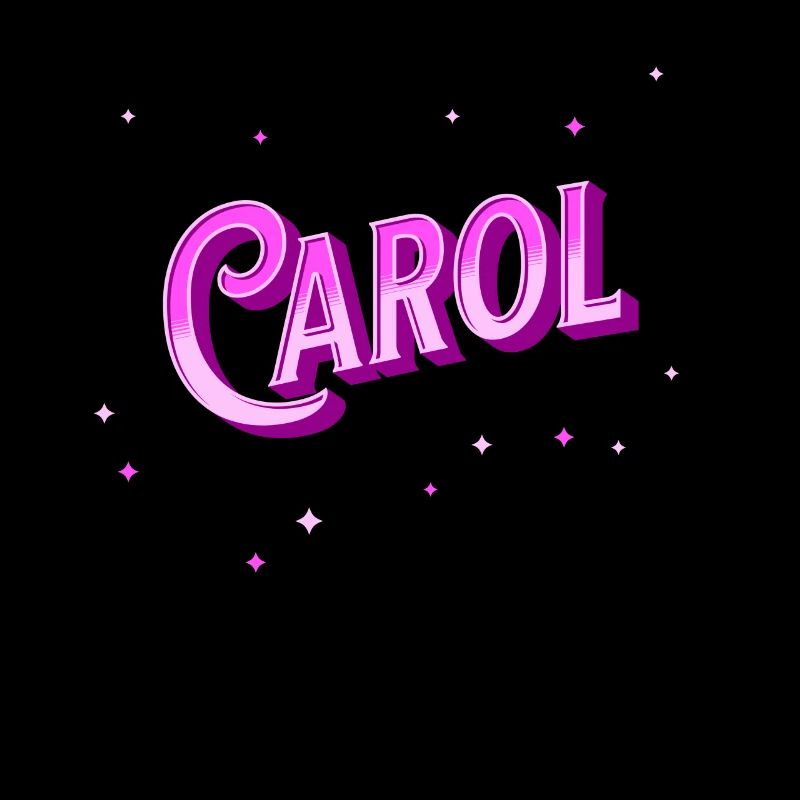 Carol's name personalized