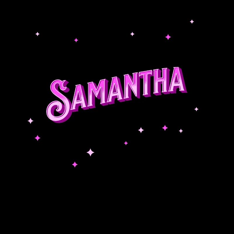 Samantha's name personalized