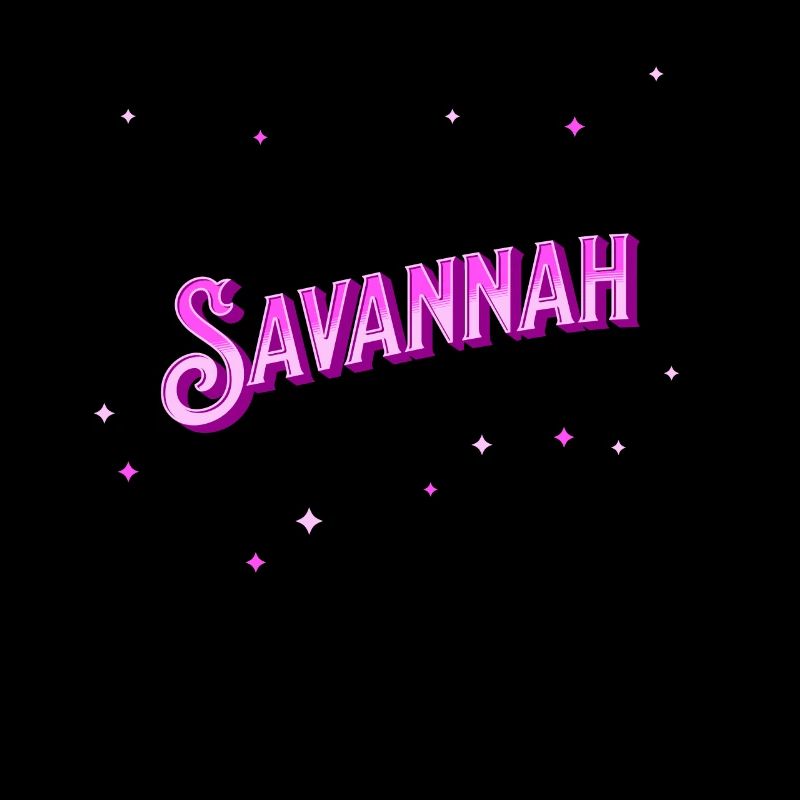 Savannah name personalized