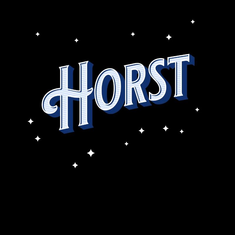 Horst's name personalized