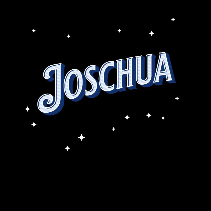 Joshua's name personalized