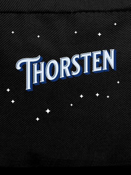 Thorsten's name personalized