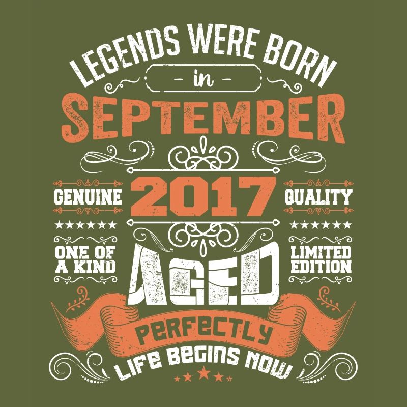 legends were born in September 2017 | gift ideas