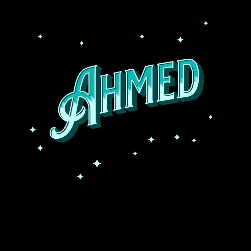 Ahmed name personalized