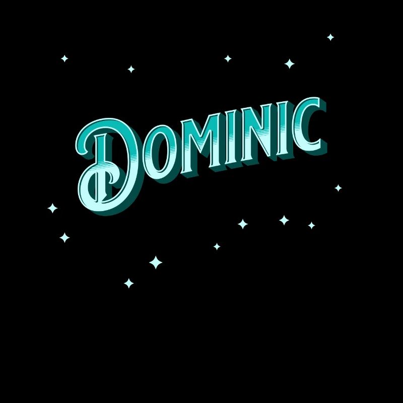 Dominic's name personalized