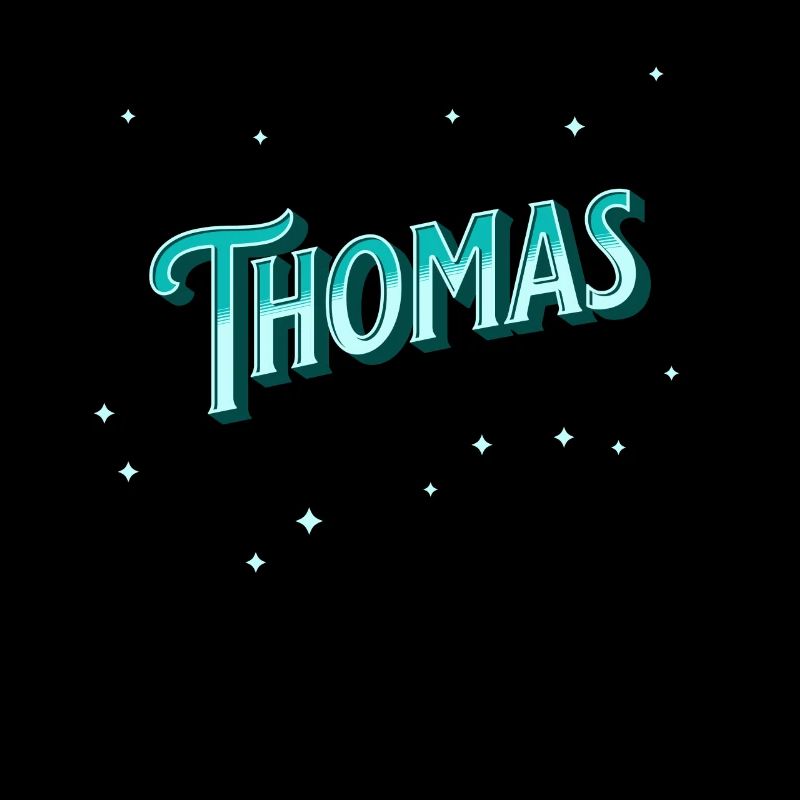 Thomas' name personalized