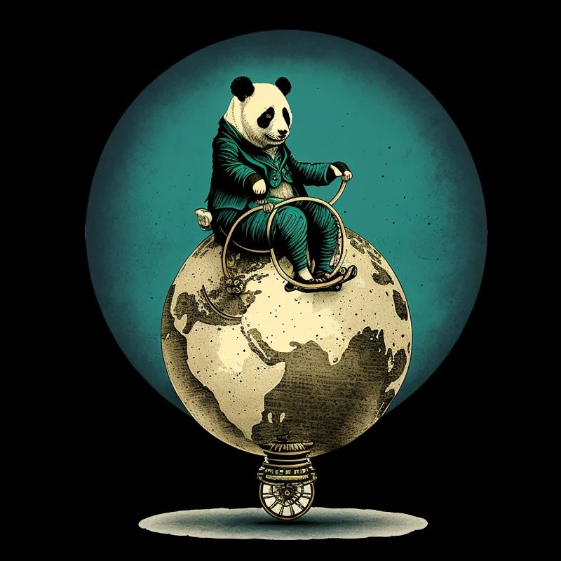 Panda controls the globe