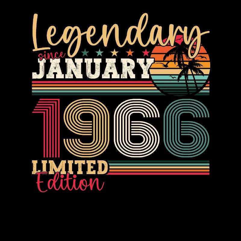 57th birthday born 1966 January gift man