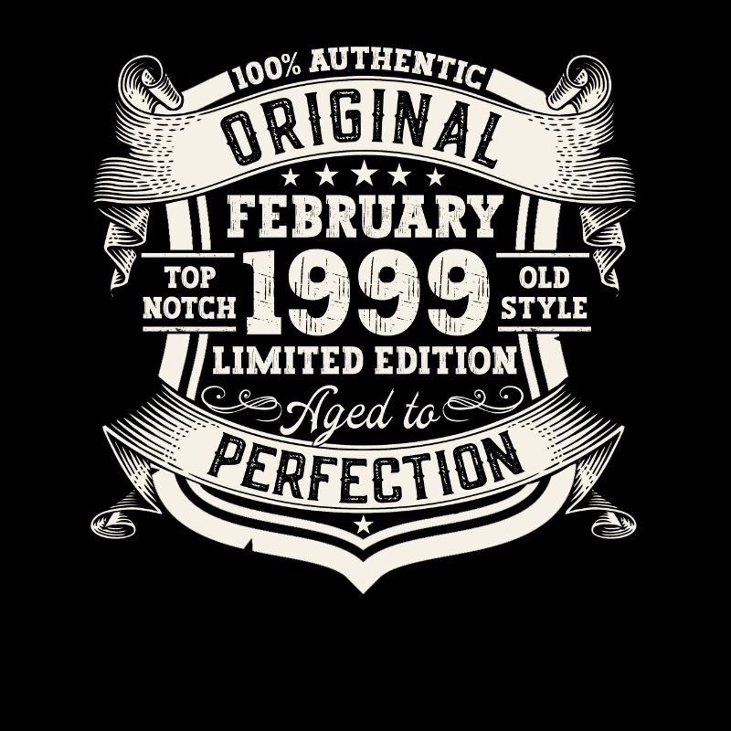 February born 1999 24th birthday gift man