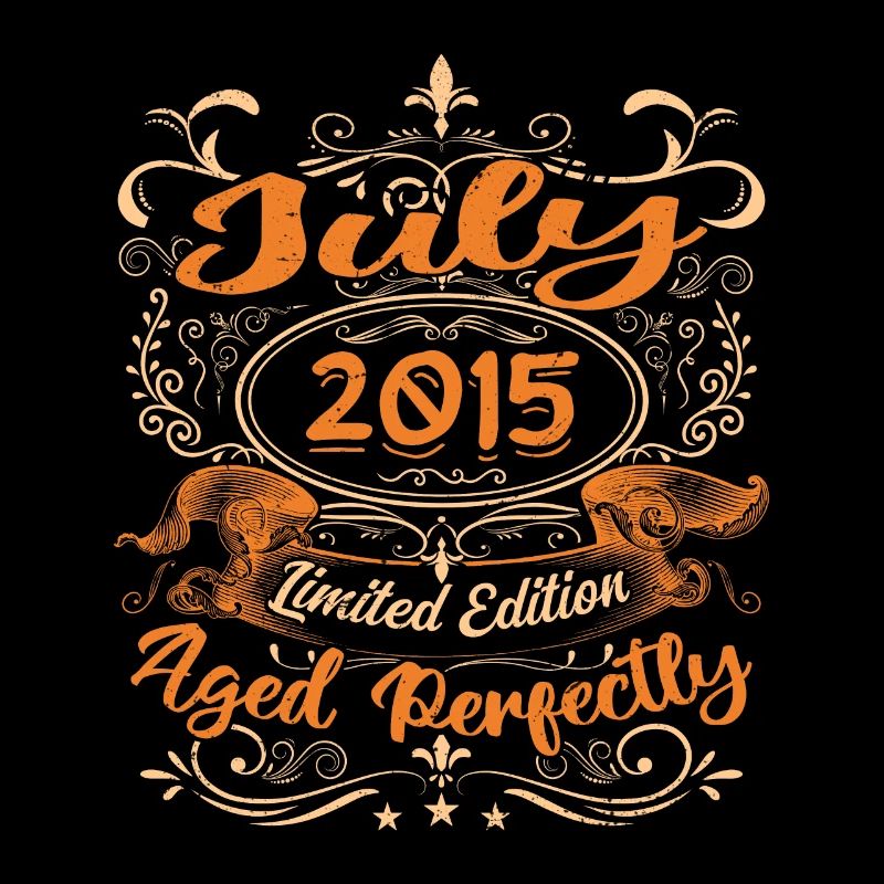 Juli 2015 Jubiläums Vintage Geschenkidee 2015