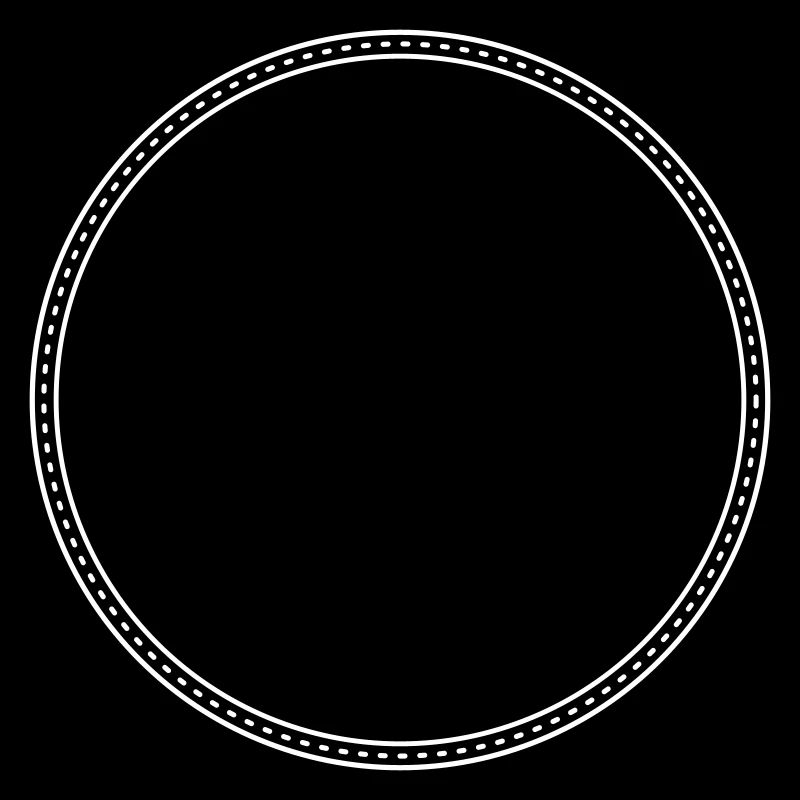 Points Circle Frame Decor