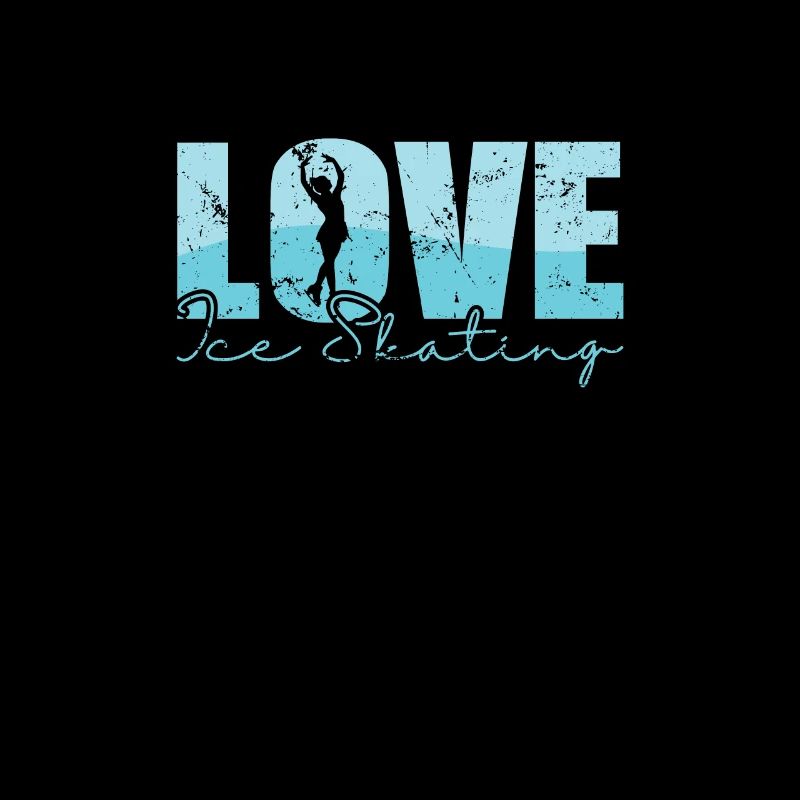 Love Ice Skating Schlittschuhlaufen Eisbahn