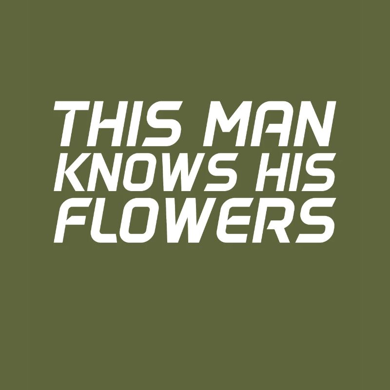 This man knows his flowers