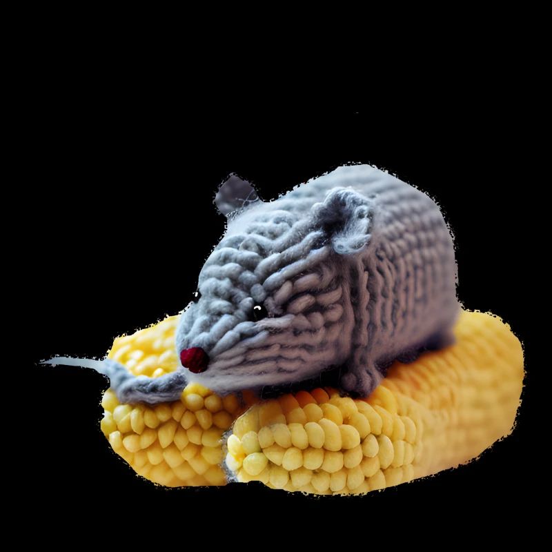 Maus auf Mais