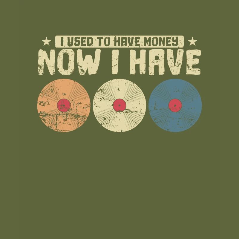 J’avais de l’argent maintenant j’ai des vinyles