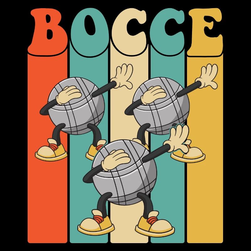 Boccespieler Dabbing Bacce Ball mit Jack Bocci