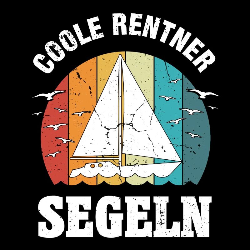Coole Rentner Segeln Segler Segelboot Geschenk